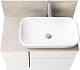Акватон Мебель для ванной Мишель 80 с гранитной столешницей дуб эндгрейн/белый с раковиной Infinity – фотография-17